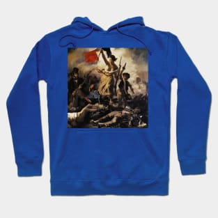 Liberty Leading the people Eugene Delacroix french art Hoodie